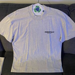 Essentials Fear of God Gray T-Shirt